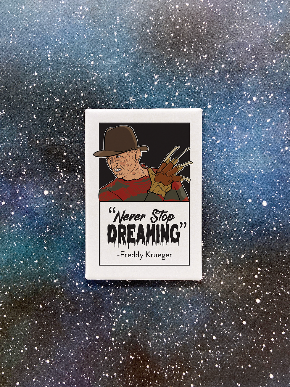 Thumbnail: Freddy Krueger Souvenir Magnet - Never Stop Dreaming
