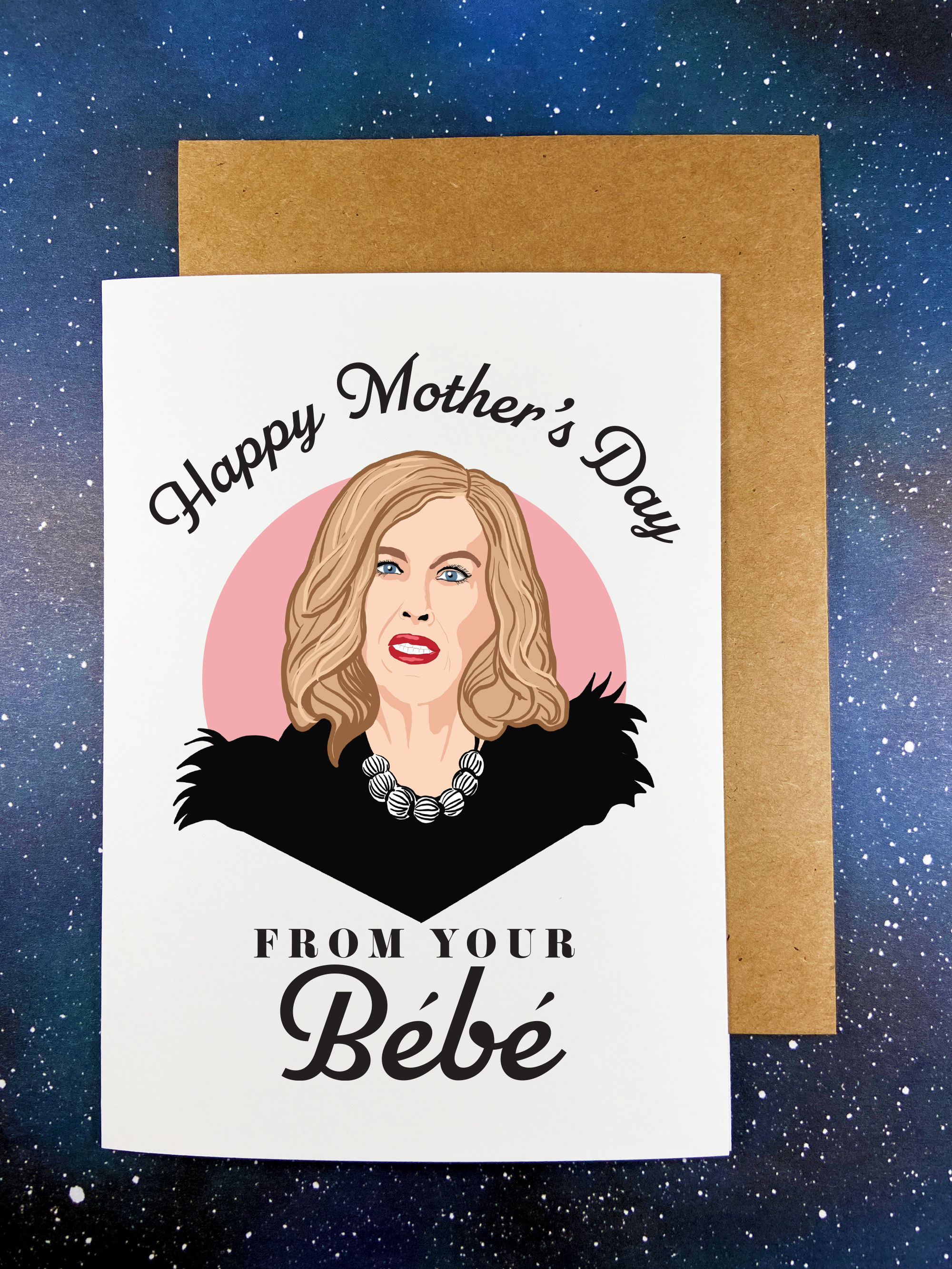 Greeting Card - Moira Rose -  Schitt's Creek - Mother's Day - The Red Swan Shop
