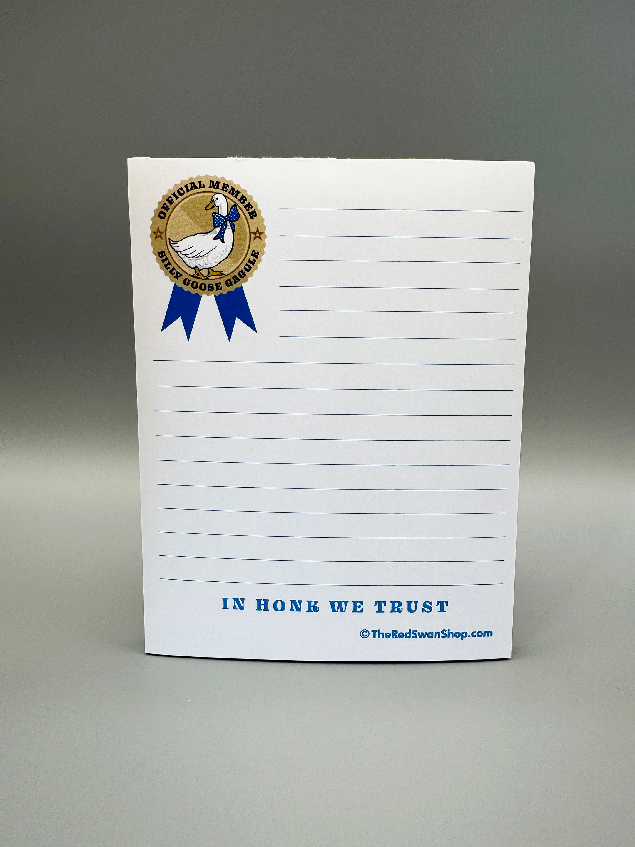 Stationery - Notepad - Silly Goose Official Member