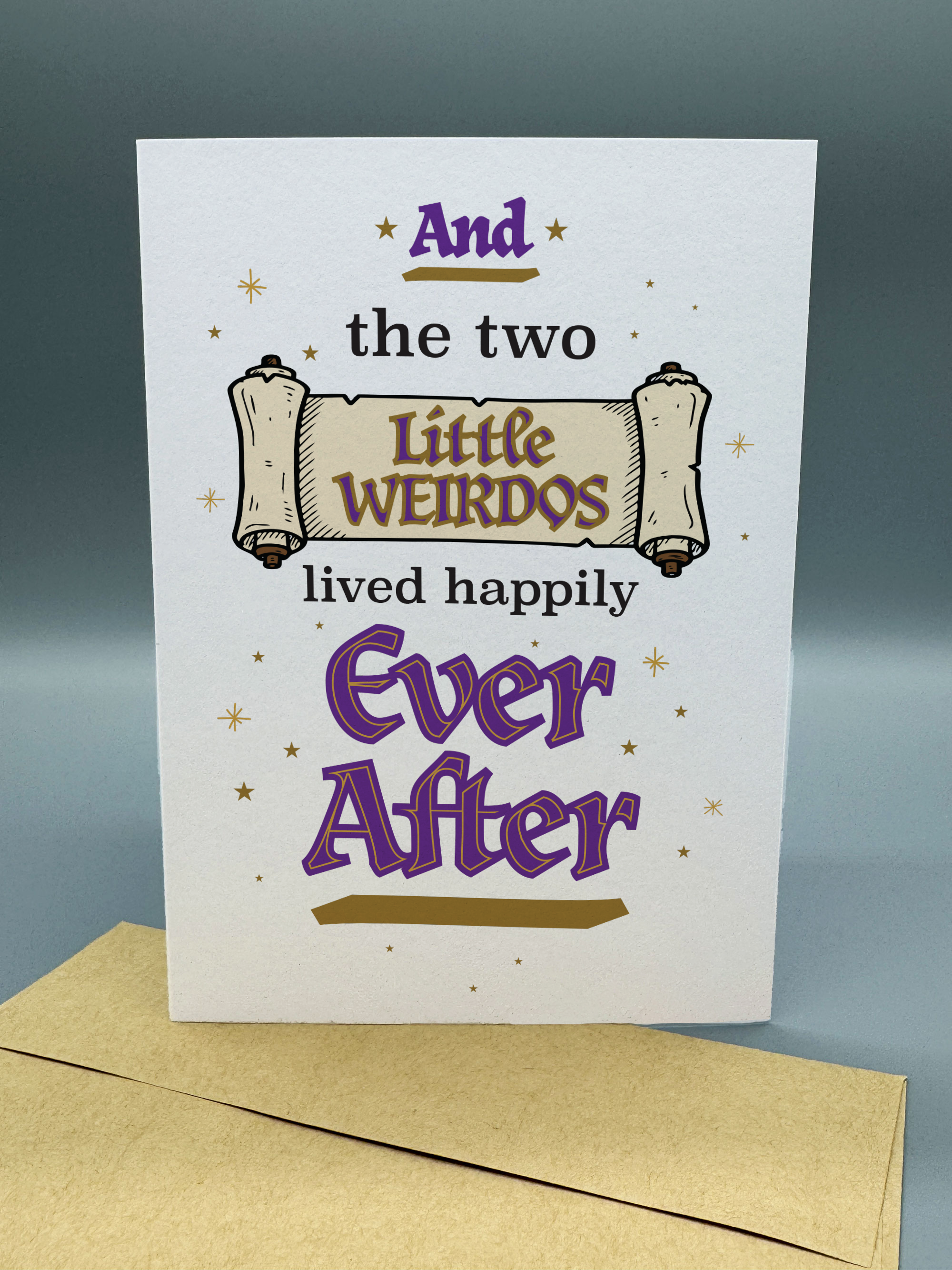 Happily Ever After – Funny Wedding Card | The Red Swan Shop