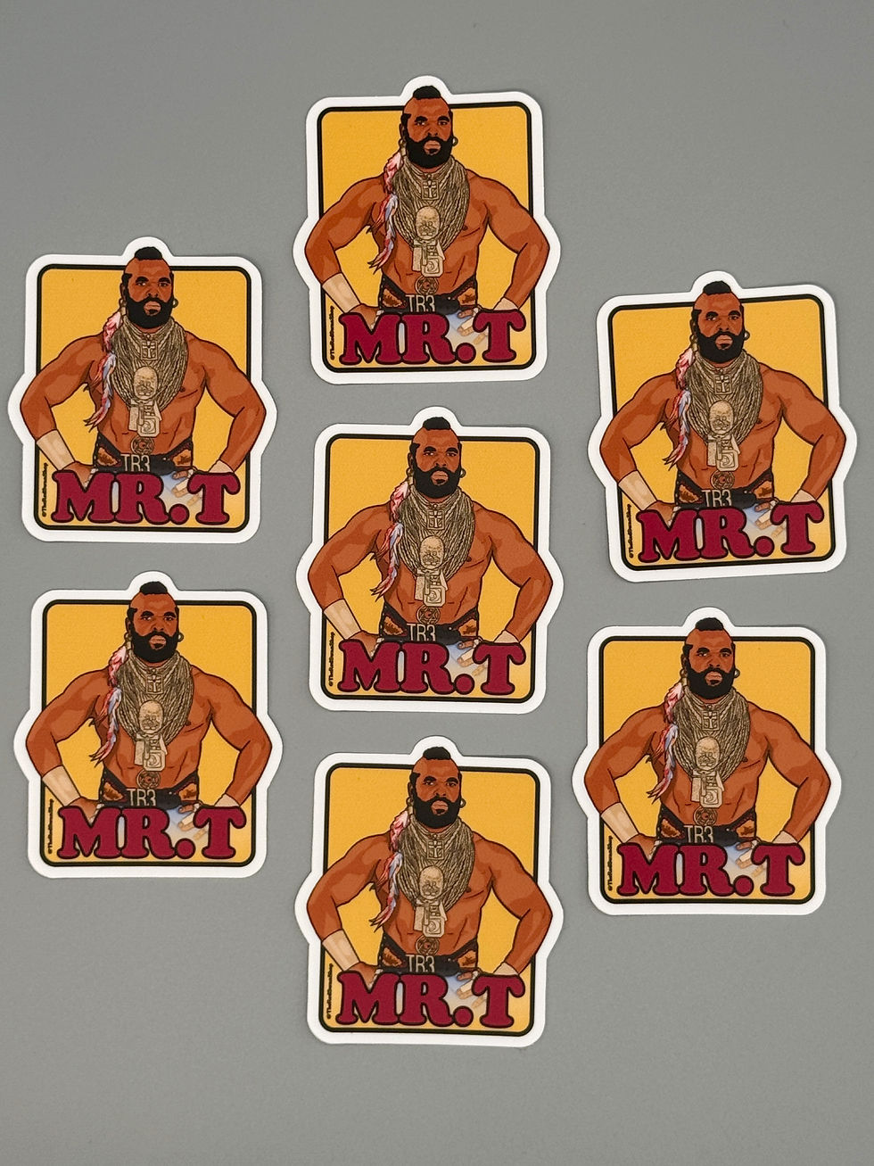 Thumbnail: Vinyl Decal - Classic WWF - Mr. T