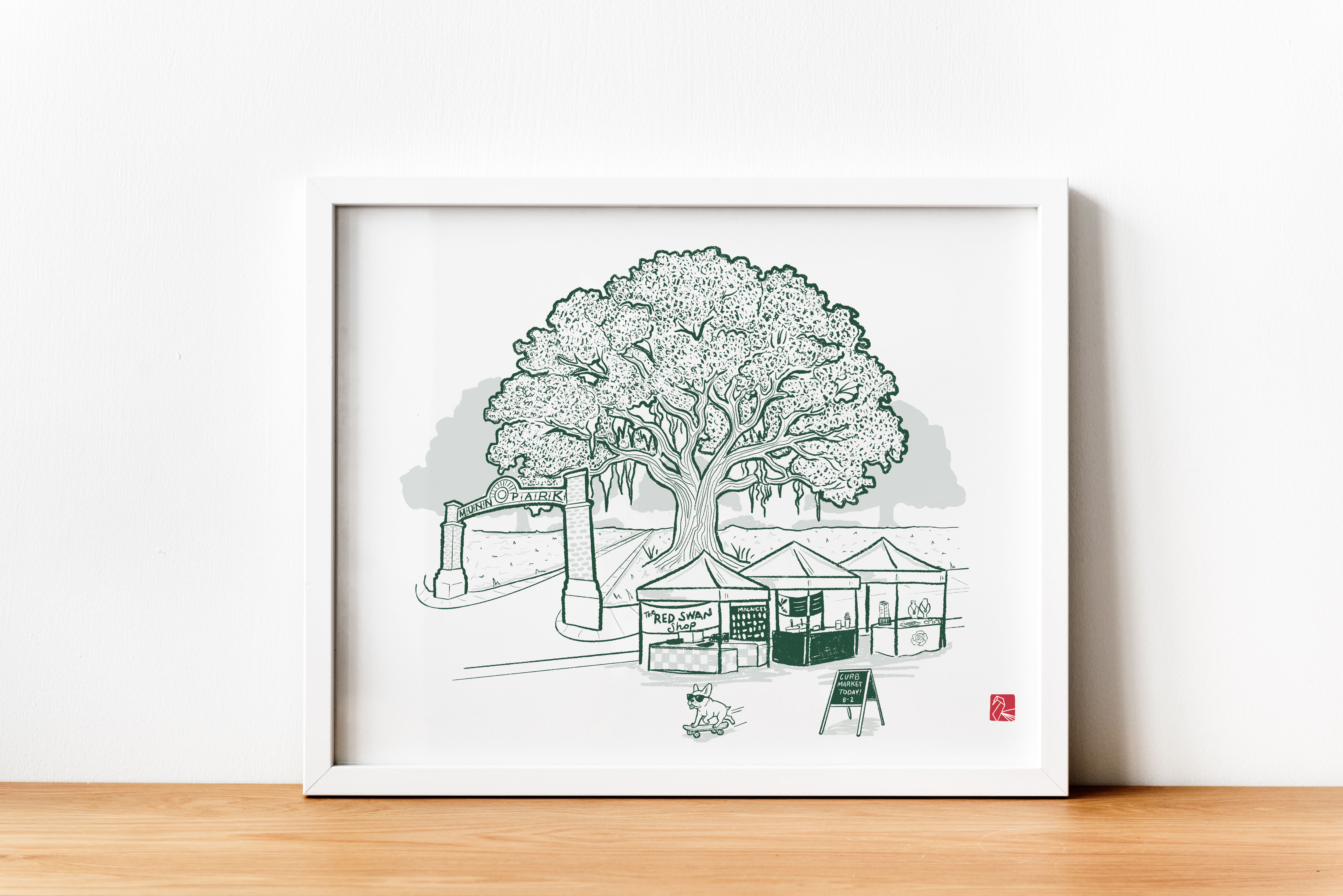 "Munn Park" 8x10 Art Print