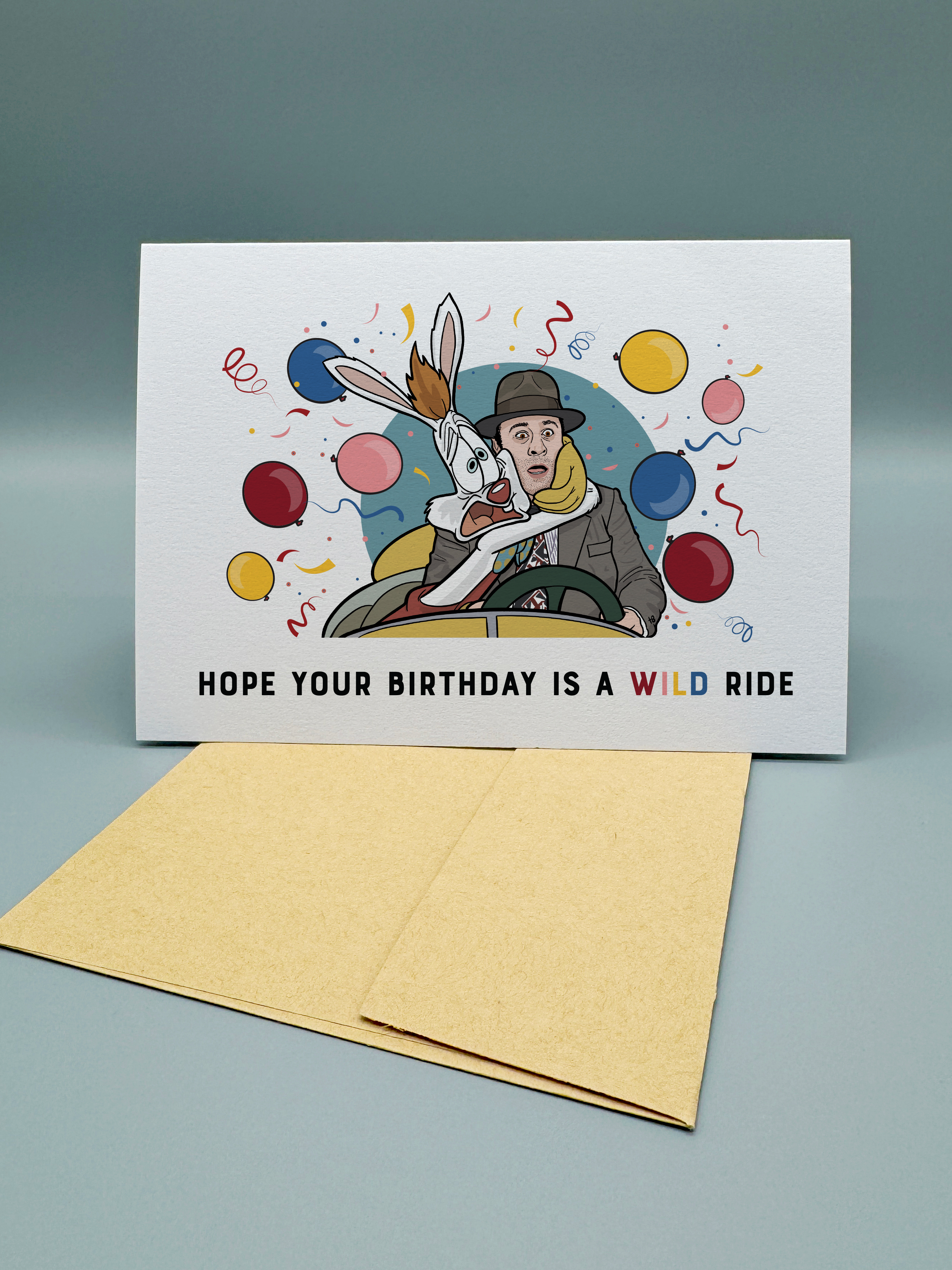 Wild Ride – Funny Birthday Card | The Red Swan Shop