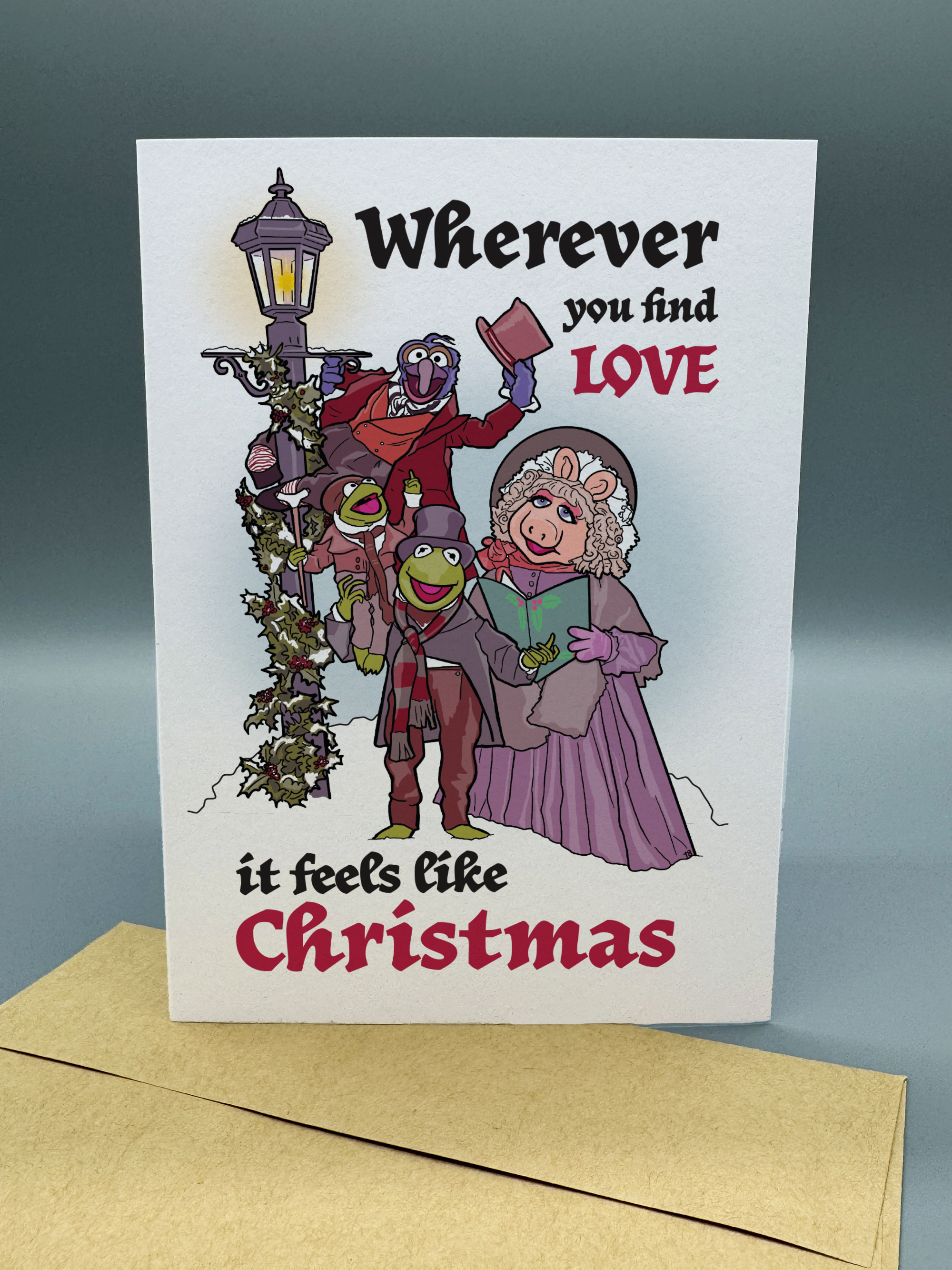 A Muppet Christmas Carol Greeting Card