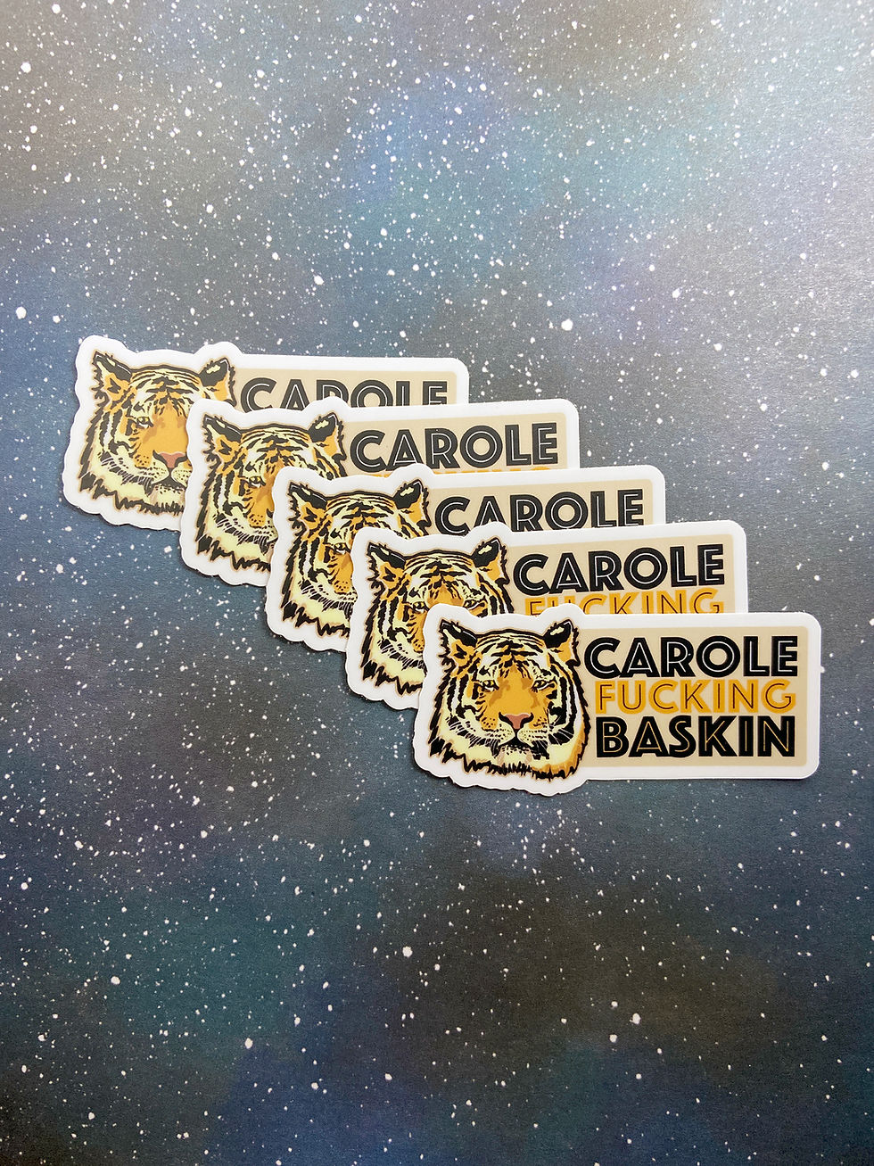 Thumbnail: Vinyl Decal - Carole Baskin - Tiger King
