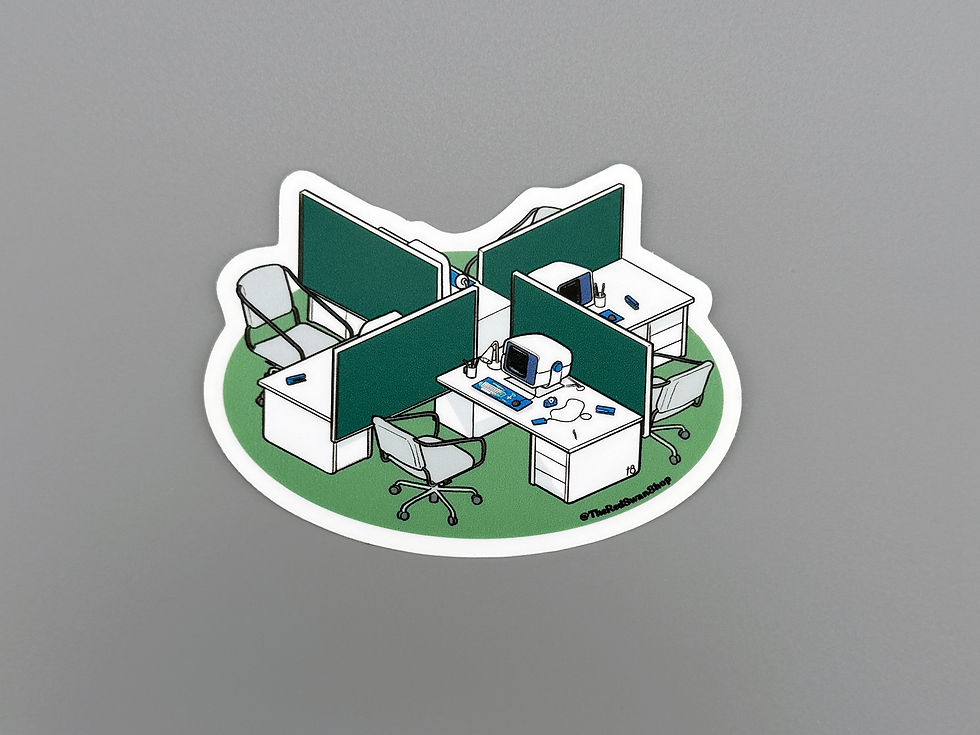 Thumbnail: Vinyl Decal - Cubicles - Severance