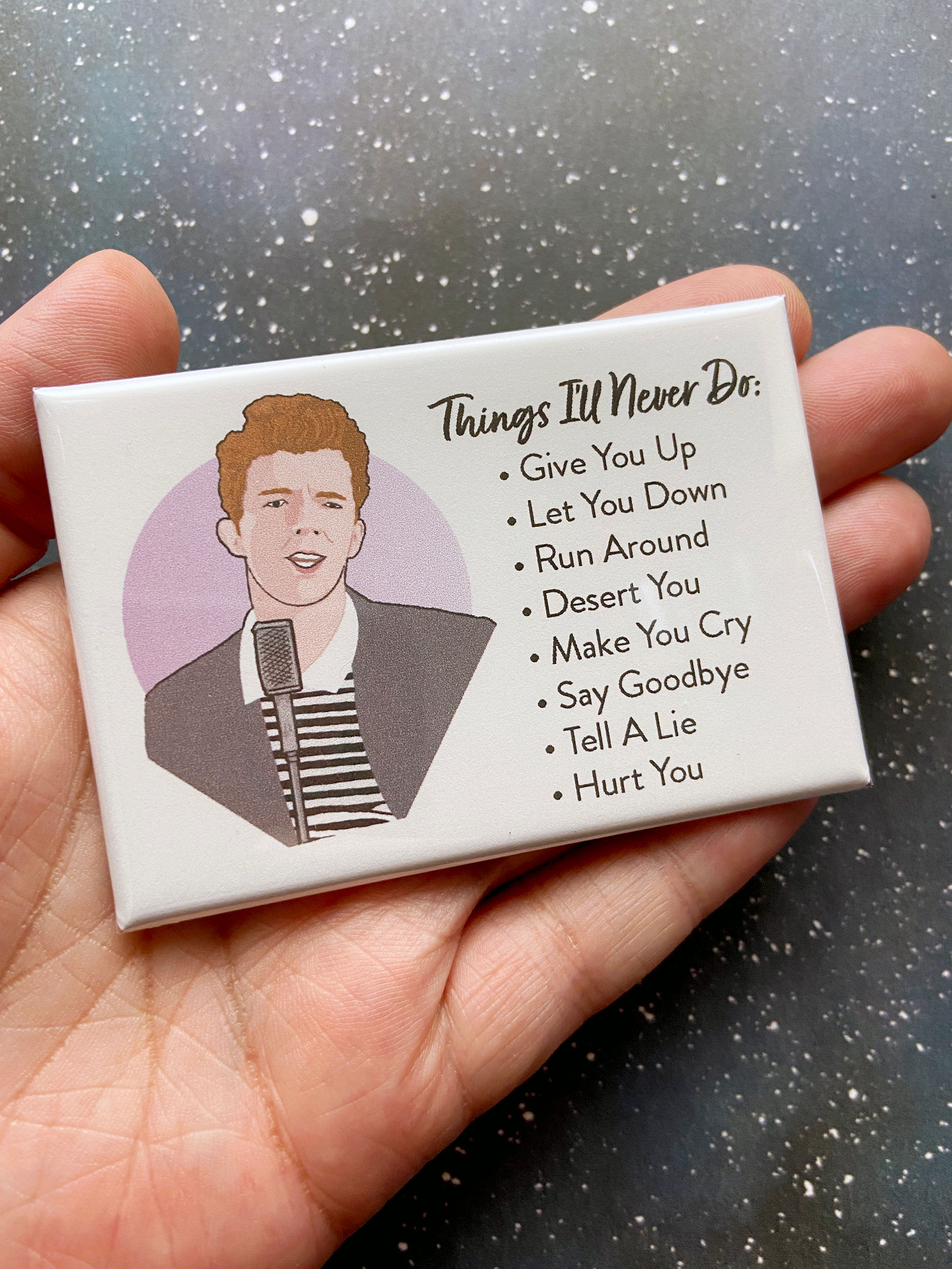Souvenir Magnet - Rick Astley