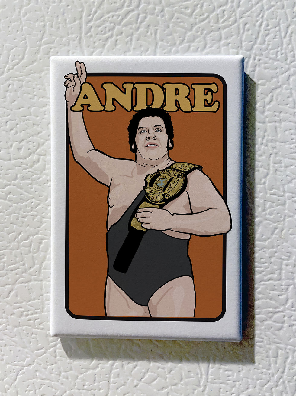Thumbnail: Souvenir Magnet - Classic WWF - Andre the Giant