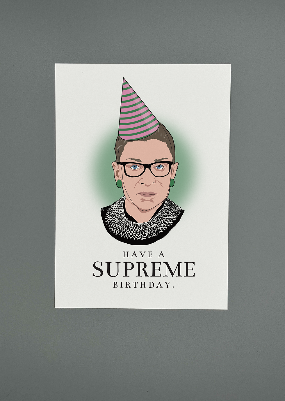 Thumbnail: Greeting Card- Ruth Bader Ginsburg - Happy Birthday