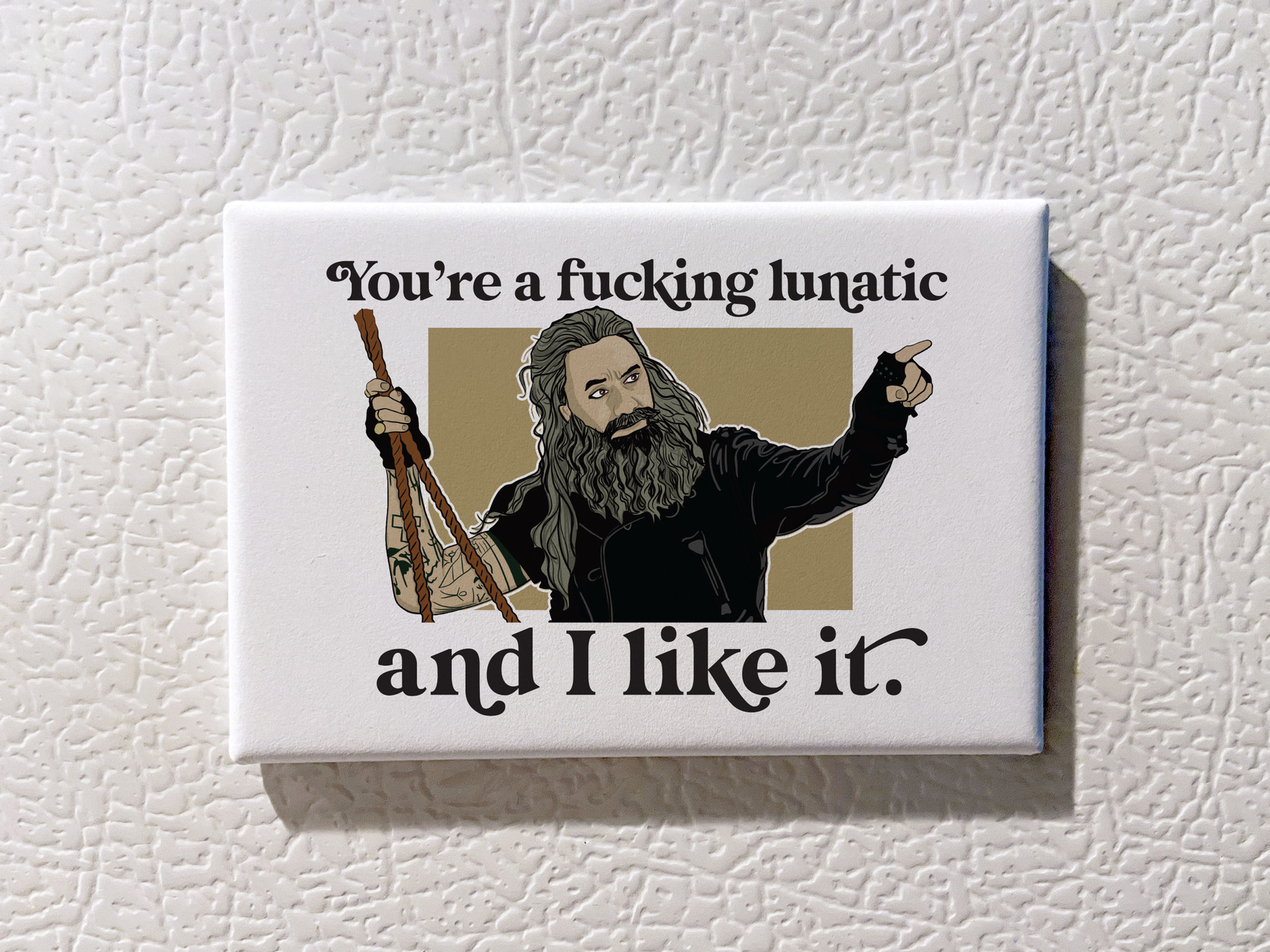 Blackbeard "Lunatic" - Souvenir Magnet - Our Flag Means Death