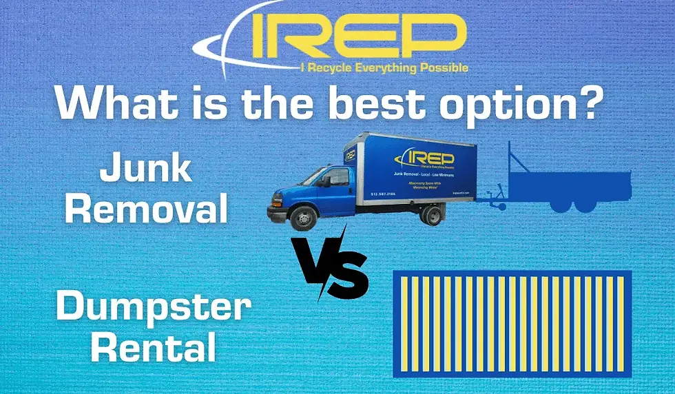 Important & Best Junk Removal vs Dumpster Rental Comparisons