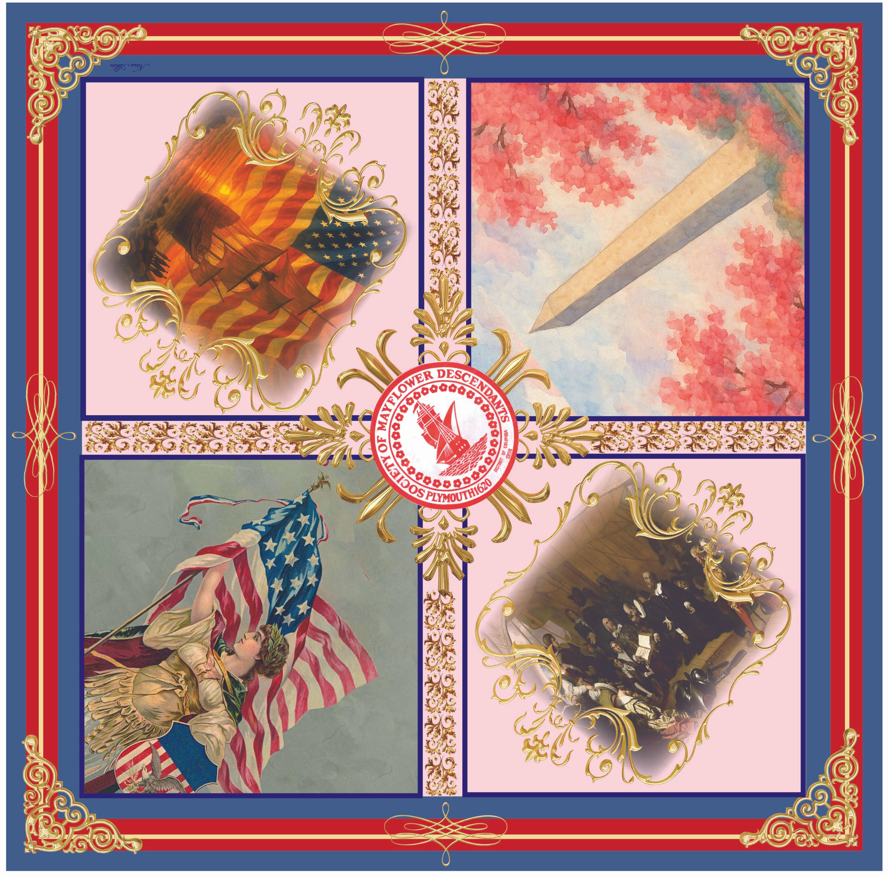 DC Mayflower Society Scarf