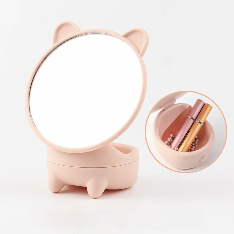 Miniatura: Espejo de Maquillaje de Alta Definición para Escritorio para Estudiantes