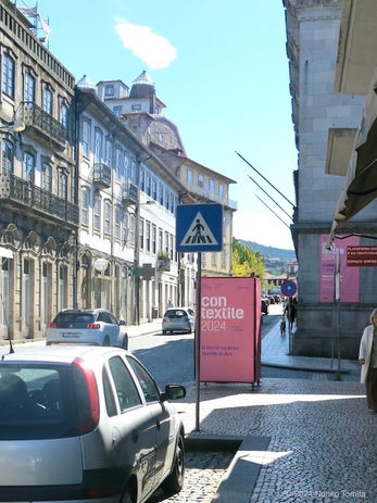 Contemporary Textile Art Biennial "Contextile 2024" 
 Artistic residencies in Guimarães, Portugal. Japanese fiber artist Noriko Tomita / "Contextile 2024" テキスタイルアートビエンナーレのアーティスト・イン・レジデンス (ギマランイス・ポルトガル)、ファイバーアーティスト 富田紀子 