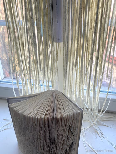 'Spelling Patterns: Weaving in Disappearing Languages', was presented by Japanese textile fiber artist Noriko Tomita, at Open Solitude Winter 2025, organized by Akademie Schloss Solitude, Stuttgart, Germany.