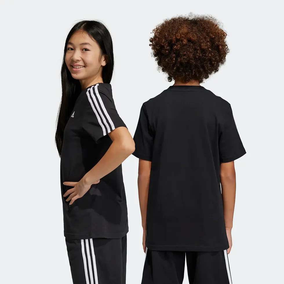 Thumbnail: ESSENTIALS 3-STRIPES COTTON TEE