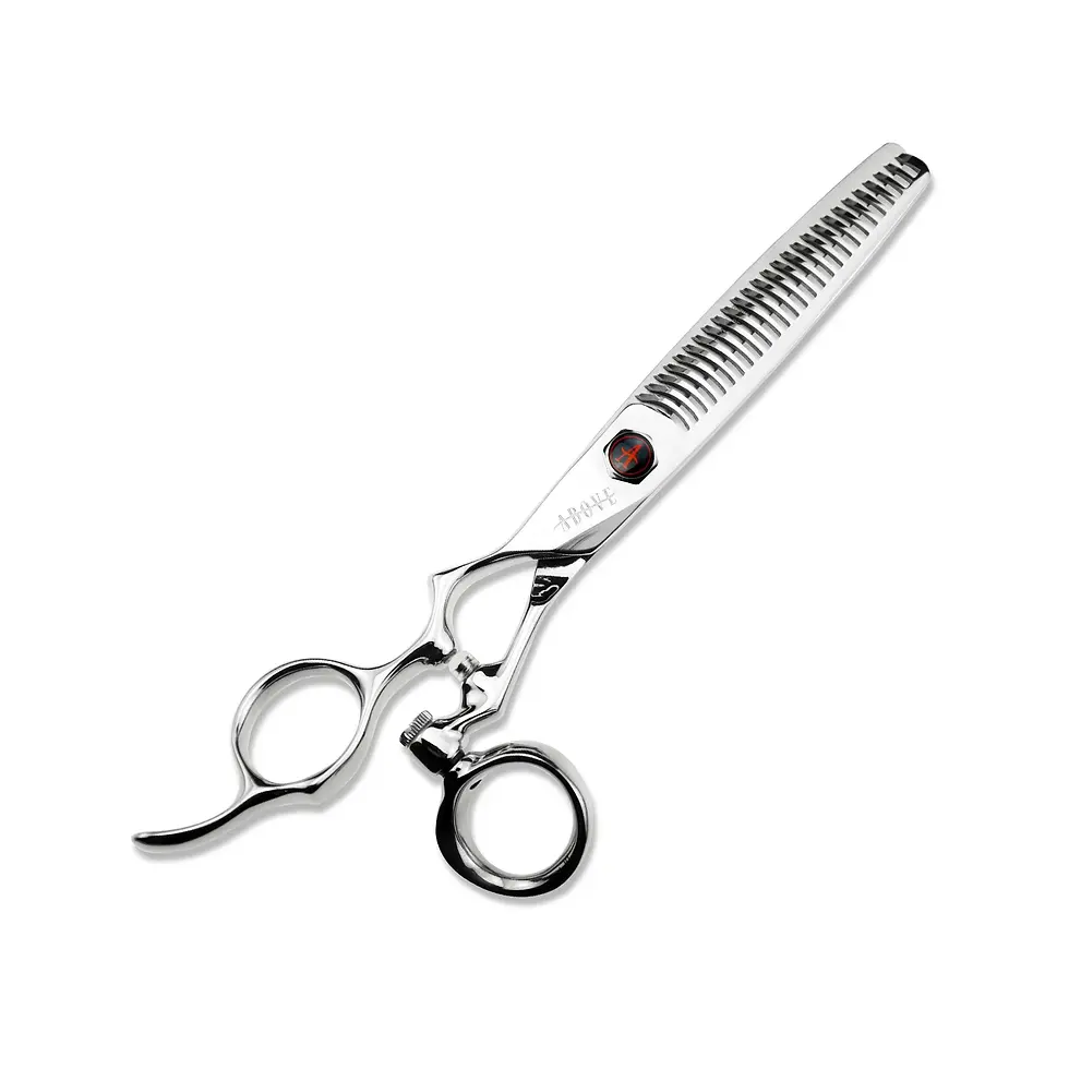 Thumbnail: Above ErgoS Left 27TT No-Line Pinpoint Blending Swivel Shears – 6.0