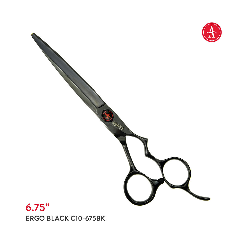 Thumbnail: Above Ergo Black Hair Cutting Shears – 5.5, 6.0, 6.75