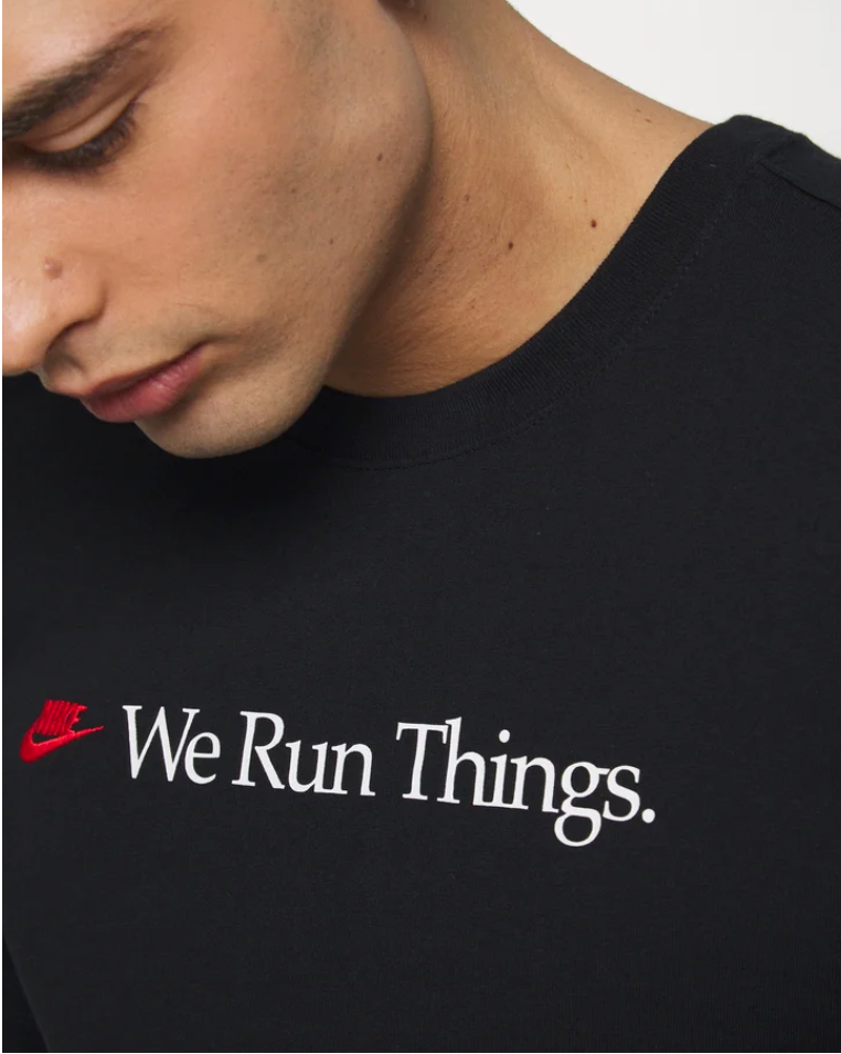 we run things nike t shirt