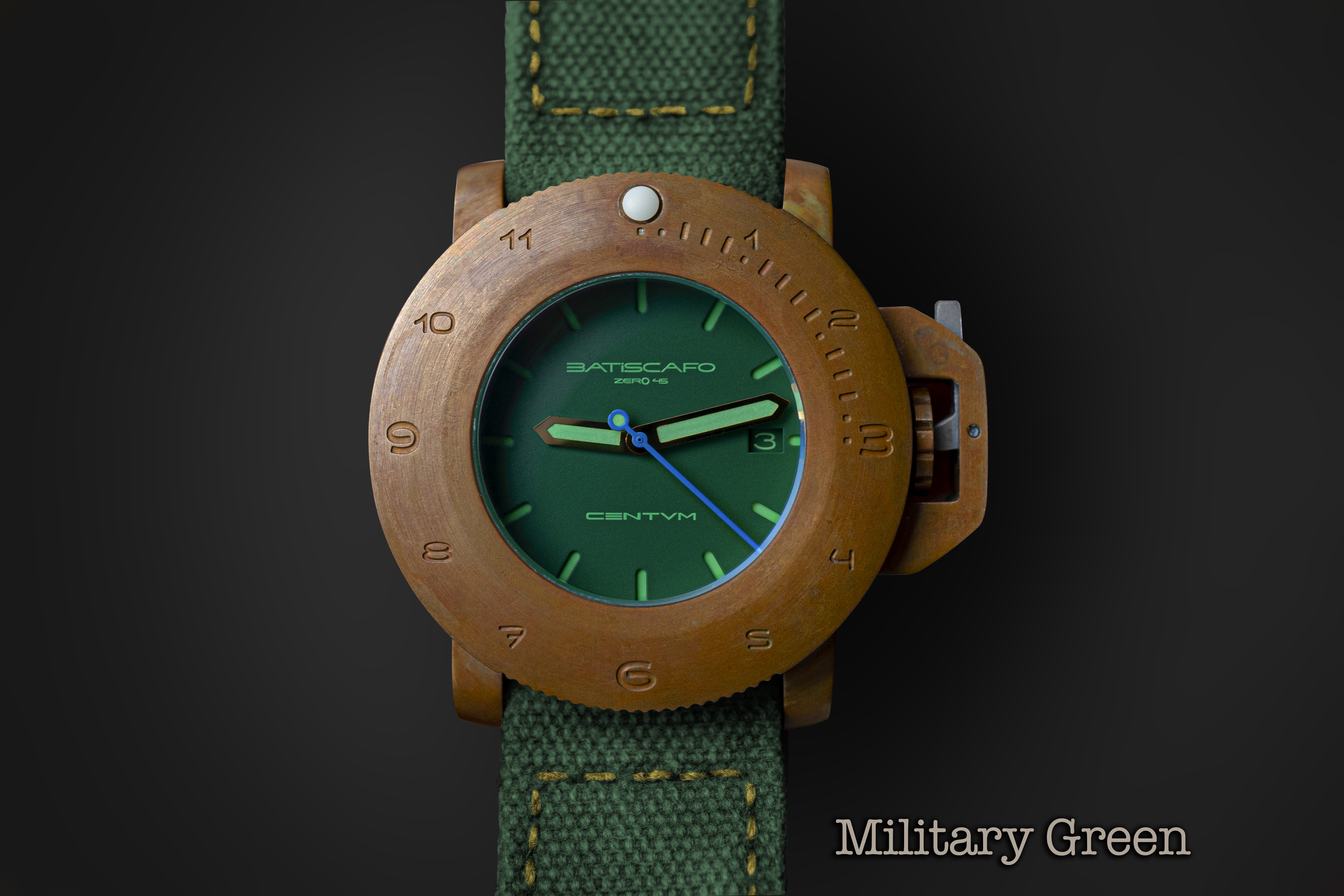 Zero45 Bronze – Seiko NH35A (Green Dial)