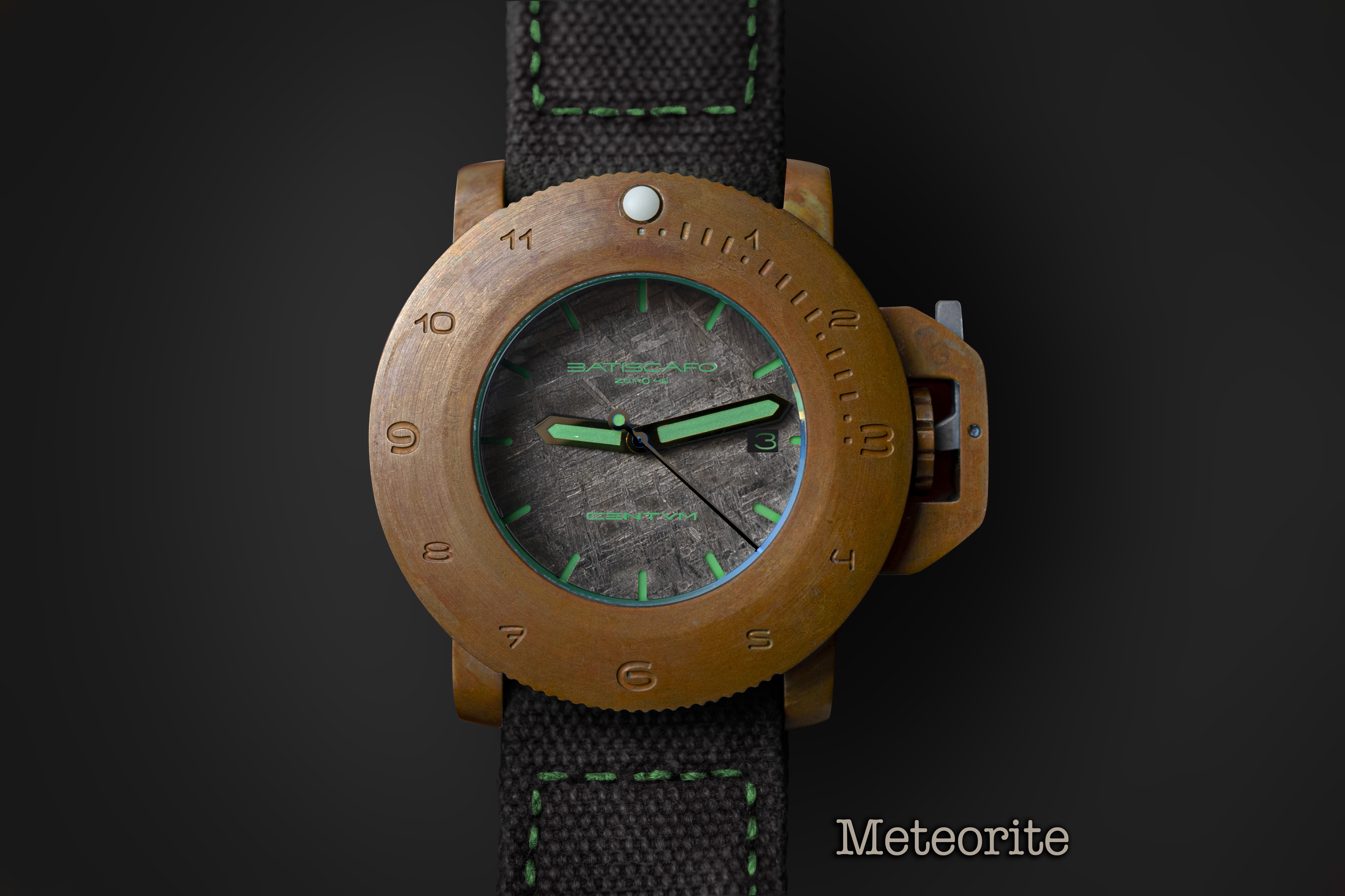 Zero45 Bronze – Seiko NH35A (Meteorite Dial)