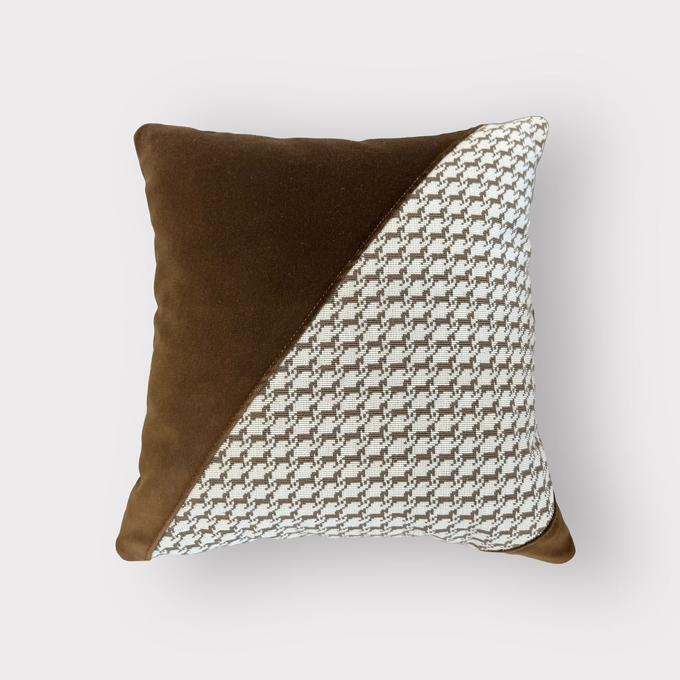 Hermes Half and Half pillow home, private jet, yacht