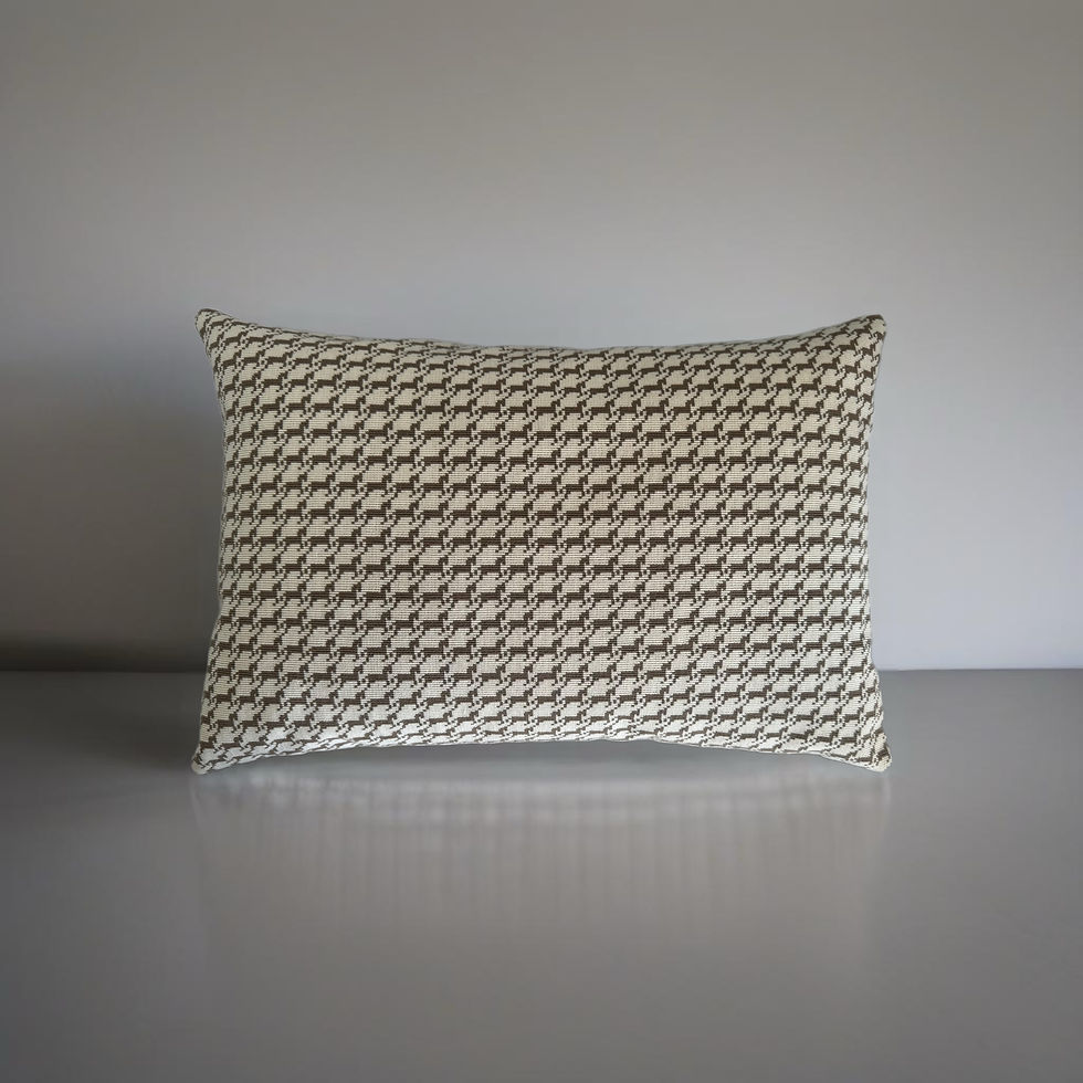 Hermes Icon pillow home, private jet, yacht