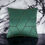 Thumbnail: Product: Set of 2: Green Silk Embroidered Square Pillow