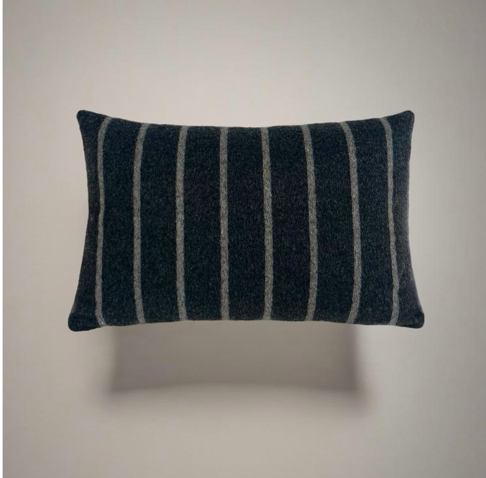 Private jet pillow, bespoke pillow, Loro Piana pillow, Luxury Cashmere Lumbar