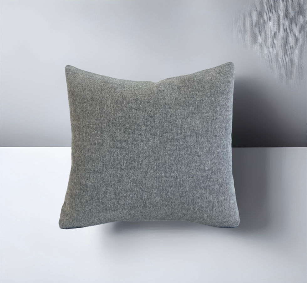 Product: Set of 2: Grey Cashmere Square Pillow