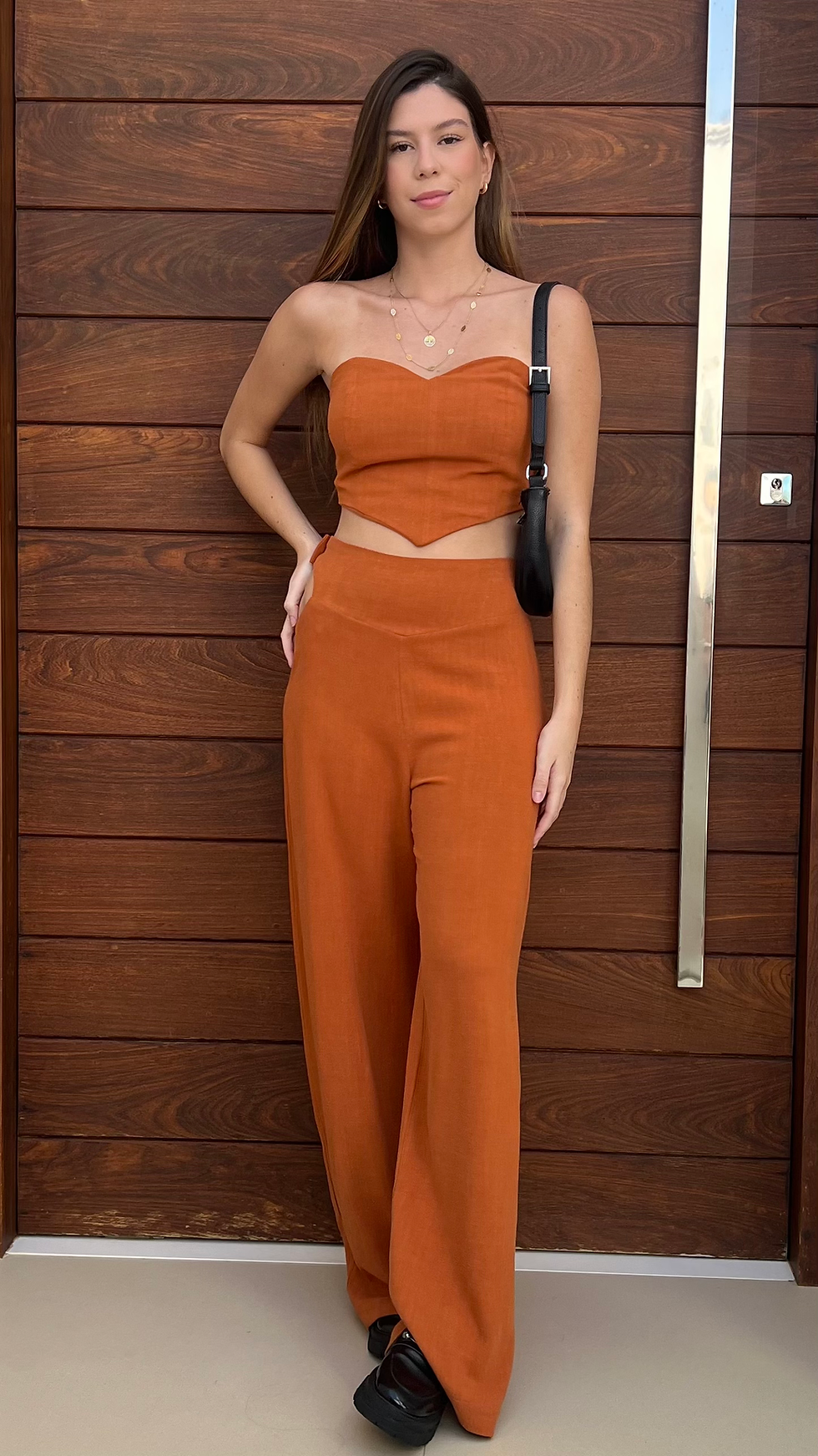 CALÇA ISABELA TERRACOTA