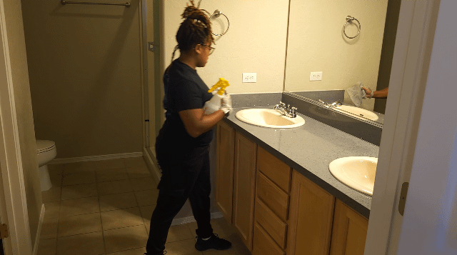 Spotless Sink for move in cleaning
