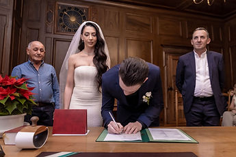 Signing the register