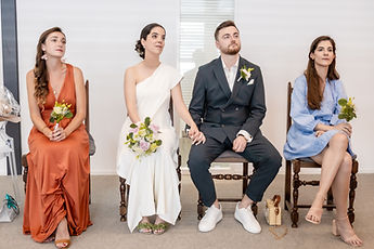 Overall view of the civil ceremony at Sévelin