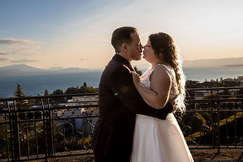 A kiss at sunset