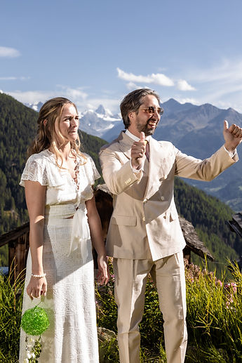 The couple after the ceremony