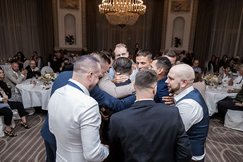 Idrisse's friends gathered in the room