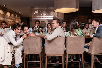 Guests at the table during the speeches