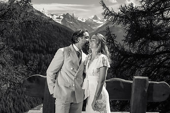 A tender moment, in black and white