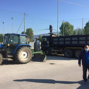 Al via la manutenzione del campo sussidiario Cherubini