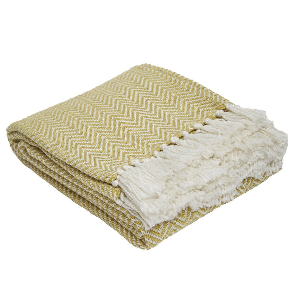 Gooseberry Herringbone Blanket