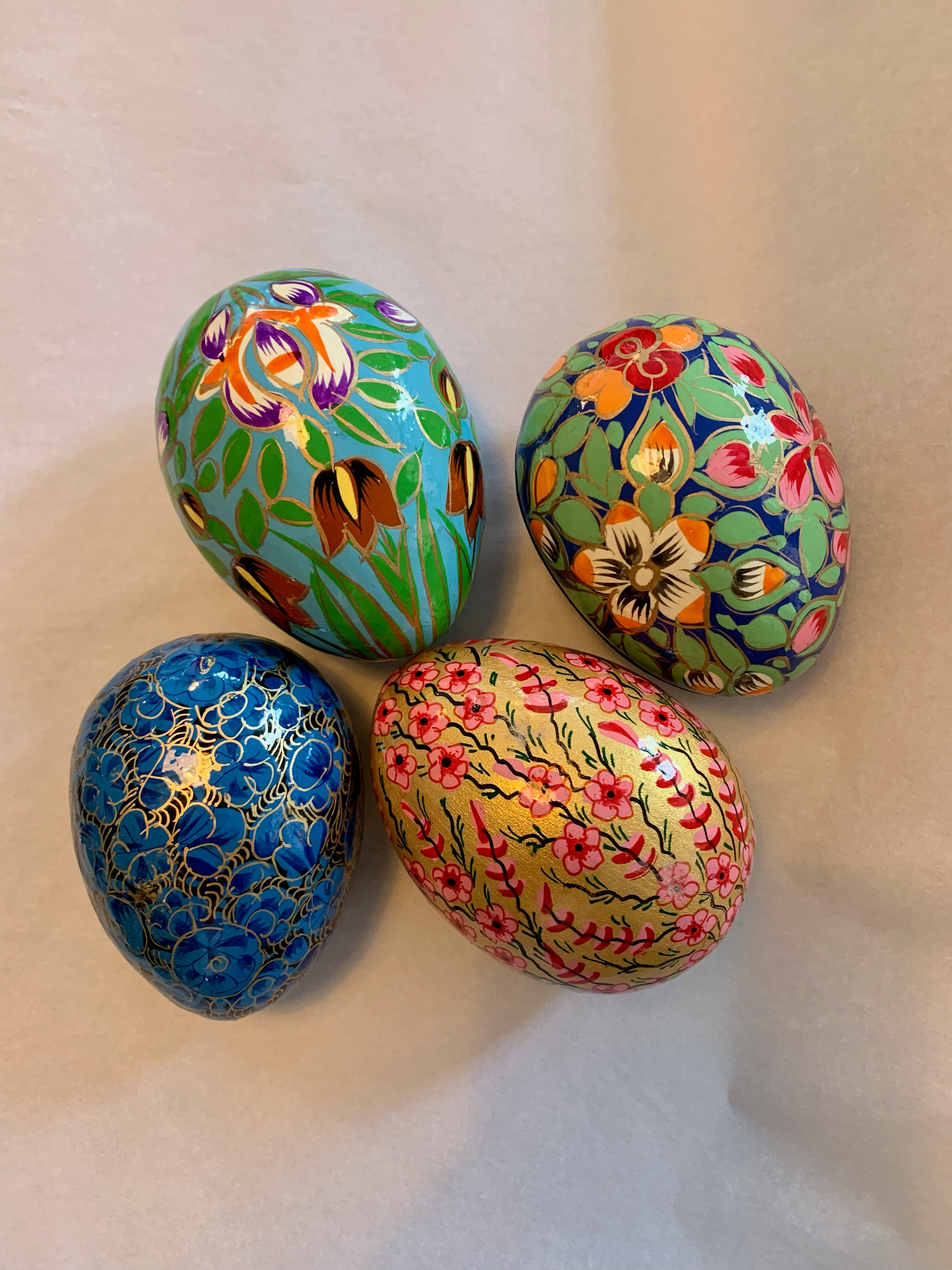 Decorative Hand Painted Egg Trinkets