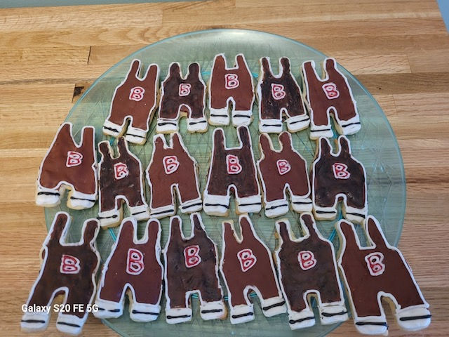 Decorated Team Onsie Sugar Cookies