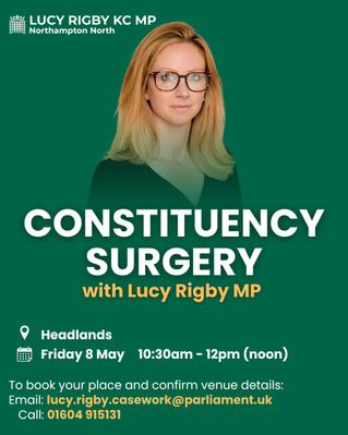 Constituency Surgery - Friday 8 May 2026