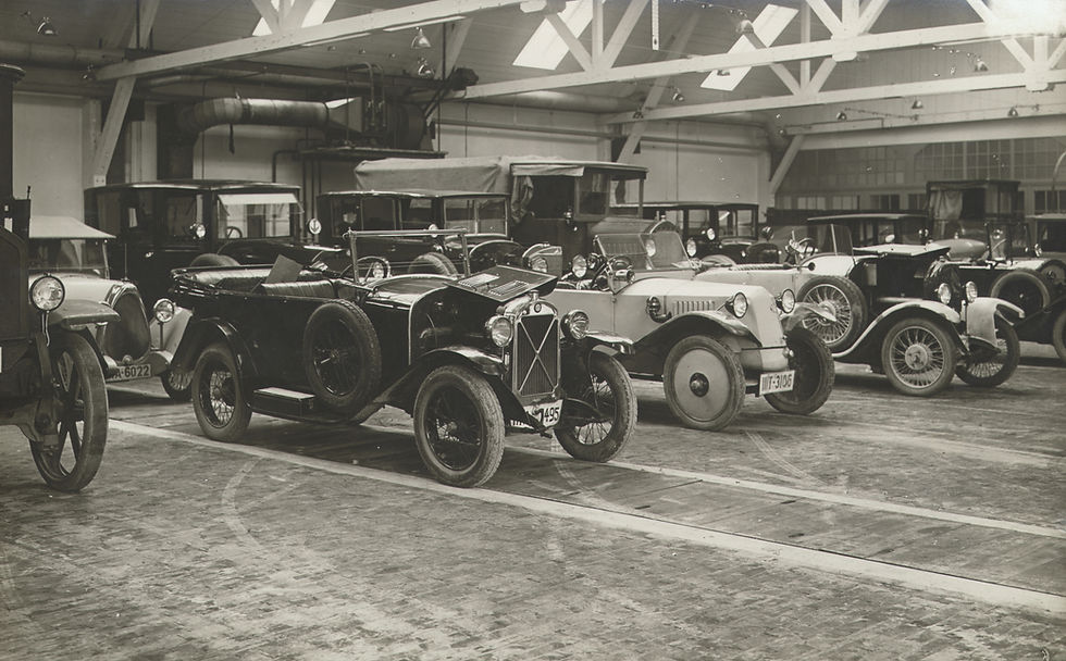 Automobile Autos Bosch Einbauhalle 1907