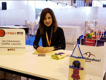 Chihuahua se promueve exitosamente en FITUR 2019