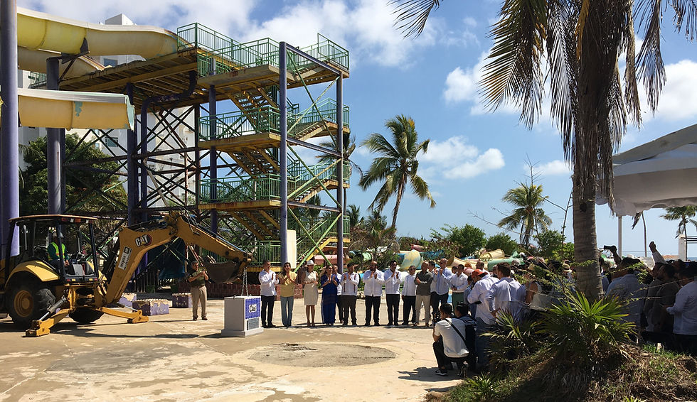 Inicia construcción del nuevo “CICI Aquapark” en Acapulco, el proyecto tendrá una inversión privada de 10 millones de dólares