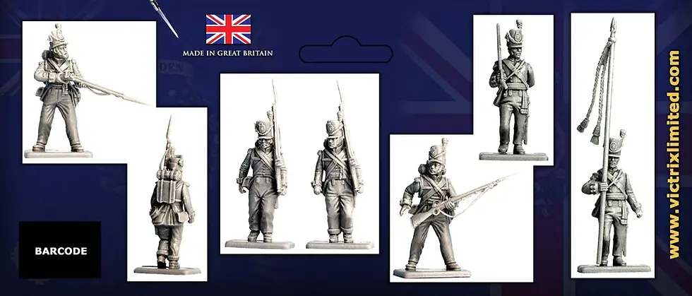 Thumbnail: Waterloo British Infantry Centre Companies