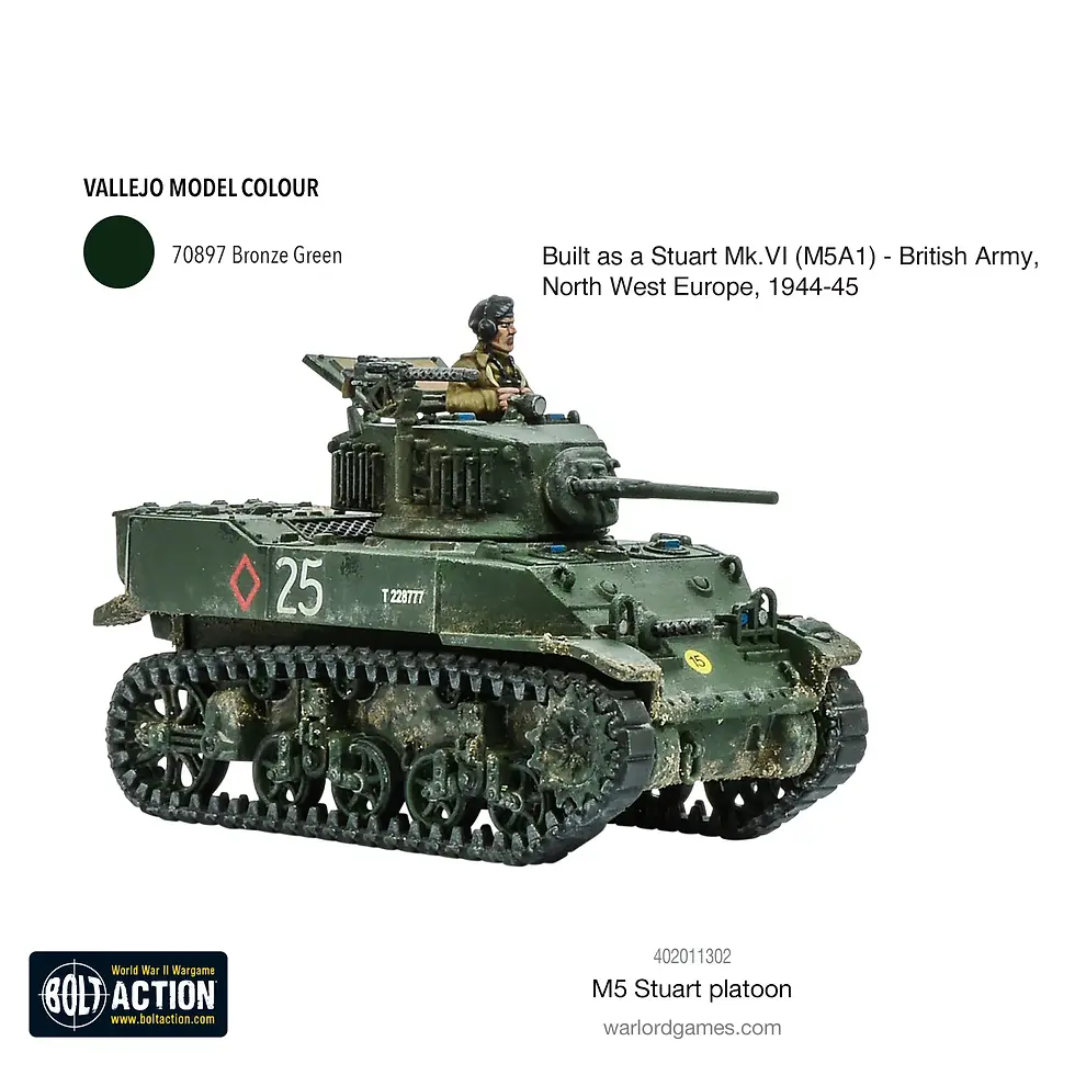 Thumbnail: M5 Stuart Platoon