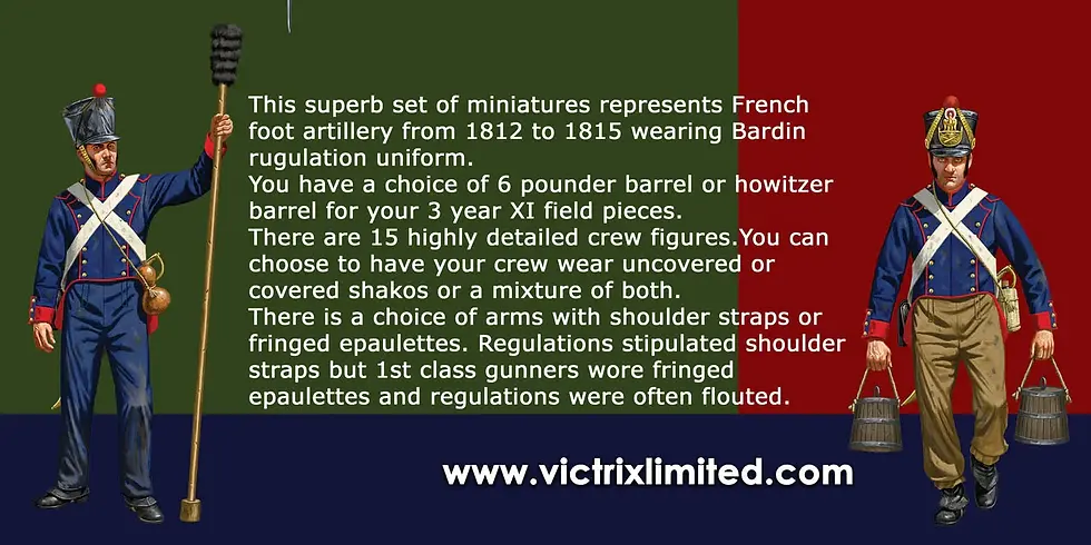 Thumbnail: Napoleonic French Artillery 1812 to 1815
